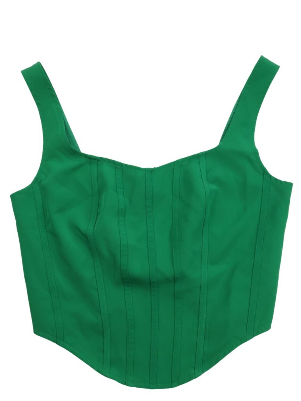 Sincerely Jules Green Corset Tank Top Medium Bustier Crop Top